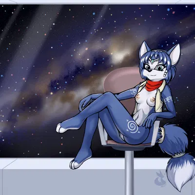 krystal (star fox) (nintendo, star fox) created by mancoin