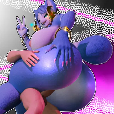 krystal (star fox) (nintendo, star fox) created by mechanicalstage