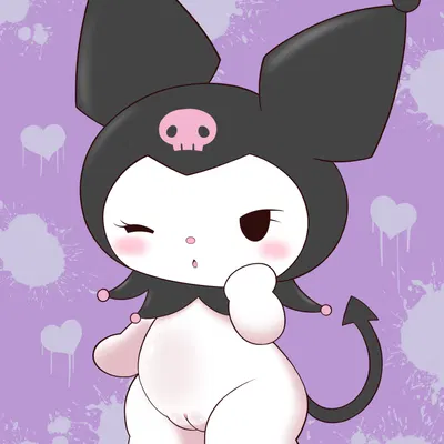 kuromi (onegai my melody, sanrio) created by chrono (pixiv)
