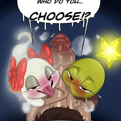 lady bow, luigi, starlow (mario and luigi (series), mario bros) created by atotekio