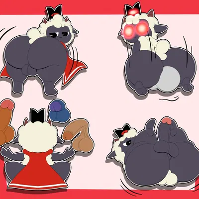 lamb (cult of the lamb), red crown (cult of the lamb) (cult of the lamb, massive monster (studio)) created by tepigfan101