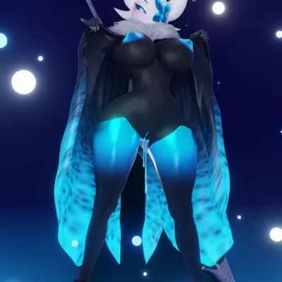 lampy (azura inalis) (hollow knight (franchise), team cherry) created by eclipse3d