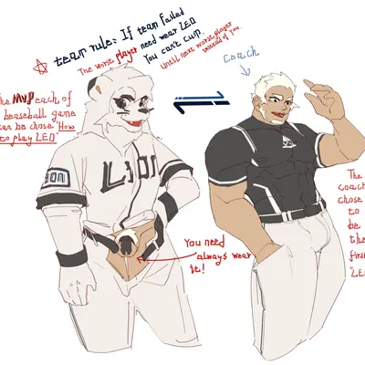 leo (saitama seibu lions) (nippon professional baseball, saitama seibu lions) created by reykn