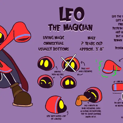 leo the magician created by ultilix