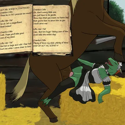 lifts-her-tail (bethesda game studios, microsoft) created by 4chan anon