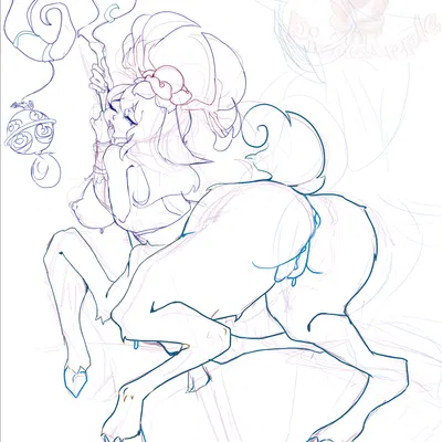 lillia (lol) (league of legends, riot games) created by piedeapple