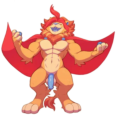 lloydford l. lion (indigo park) created by crombie