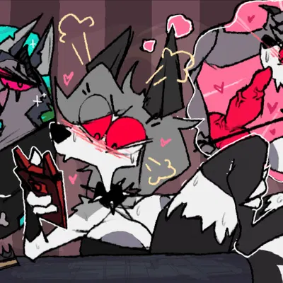 loona (helluva boss), vortex (helluva boss) (hellaverse, helluva boss) created by roksim