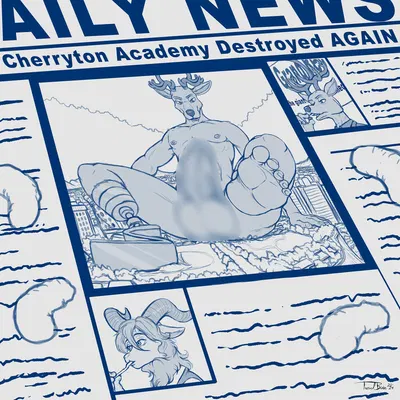 louis (beastars), pina (beastars) (beastars) created by teaselbone