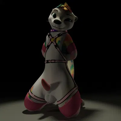 lucky (otter), lucky otter created by otter oasis