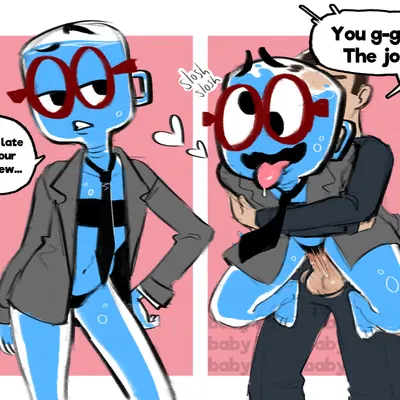 m. bubbles (jackbox games, job job) created by iseenudepeople