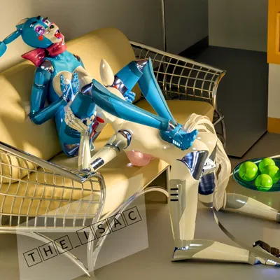 mangle (fnaf), toy bonnie (fnaf) (five nights at freddy's, five nights at freddy's 2) created by the isac