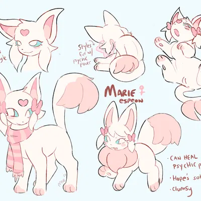 marie (bloowolfy) (nintendo, pokemon) created by bloowolfy