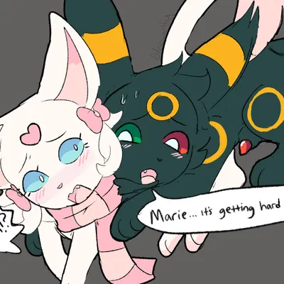 marie (bloowolfy), omen (ayceedee) (nintendo, pokemon) created by bloowolfy