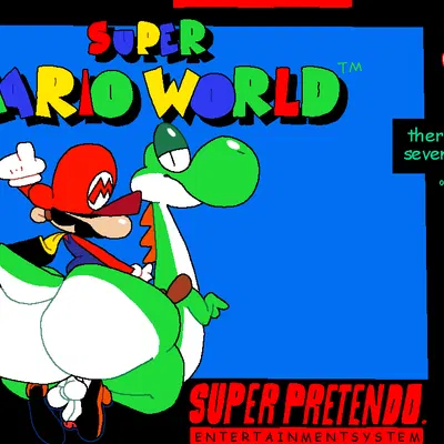 mario, yoshi (character) (mario bros, nintendo) created by superiorfox