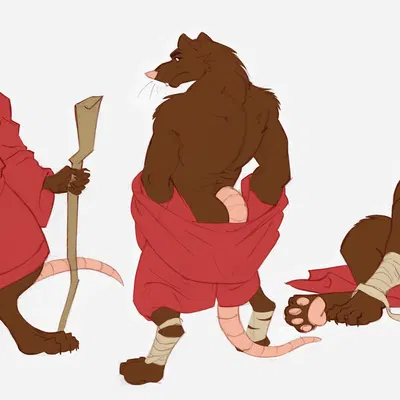 master splinter (teenage mutant ninja turtles) created by brass (artist)