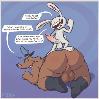 max (sam and max), samuel dog (sam and max) created by bitebox64