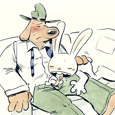 max (sam and max), samuel dog (sam and max) created by teddyclowns