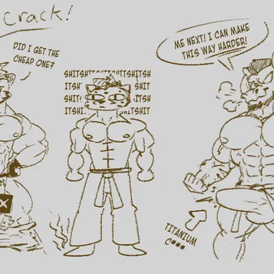 mercer (rect abdominis), ray fulman, riddick (rect abdominis) created by rayject