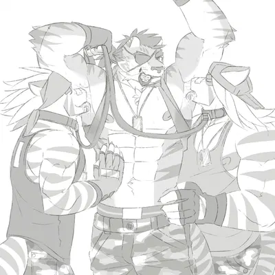 mercer (rect abdominis), steyr (mythology) created by mindmechanica