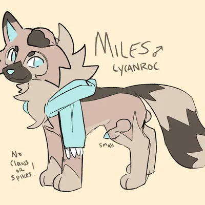 miles (bloowolfy) (nintendo, pokemon) created by bloowolfy