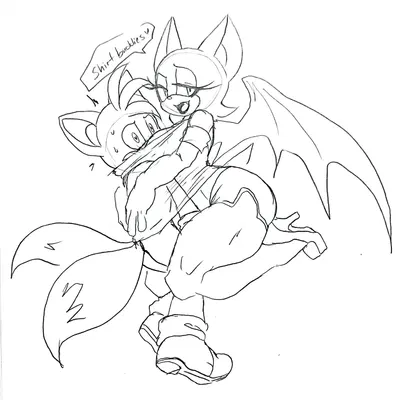 miles prower, rouge the bat (sega, sonic the hedgehog (series)) created by kaitopitoo