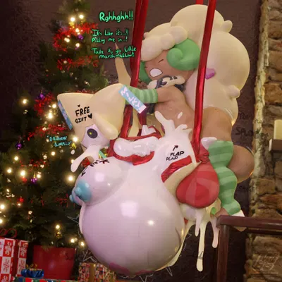milky (milkyeightysix), smoothie (milkyeightysix) (christmas, nintendo) created by milkyeightysix