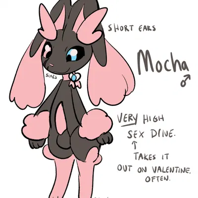 mocha (bloowolfy) (nintendo, pokemon) created by bloowolfy
