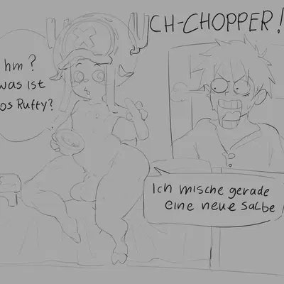 monkey d. luffy, tony tony chopper (one piece) created by kinkykong