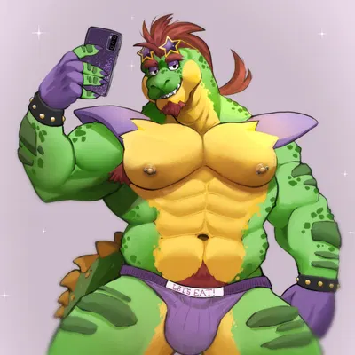 montgomery gator (five nights at freddy's, five nights at freddy's: security breach) created by giga m