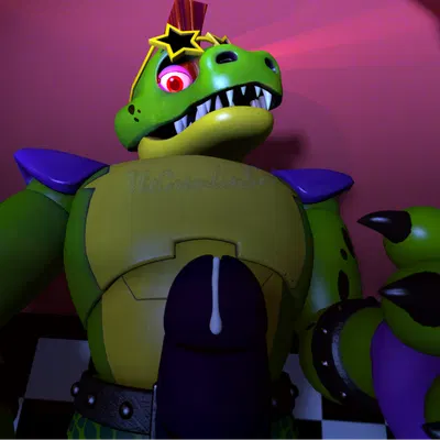 montgomery gator (five nights at freddy's, five nights at freddy's: security breach) created by thegremlinboi