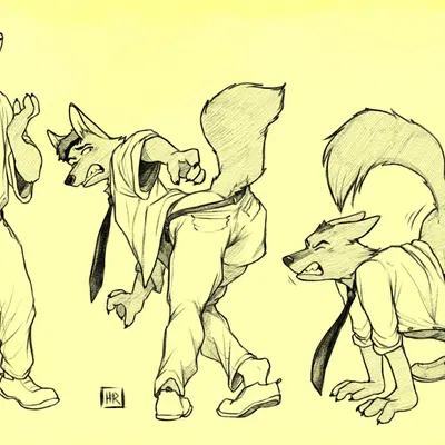 mr. wolf (the bad guys) (dreamworks, the bad guys) created by honest radish