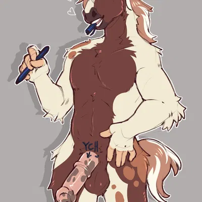 murphythehonse, ych (character) created by kinksiyo