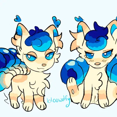 nintendo, pokemon created by bloowolfy