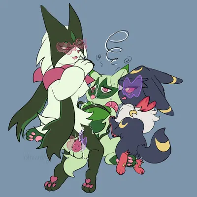 nintendo, pokemon created by bloowolfy