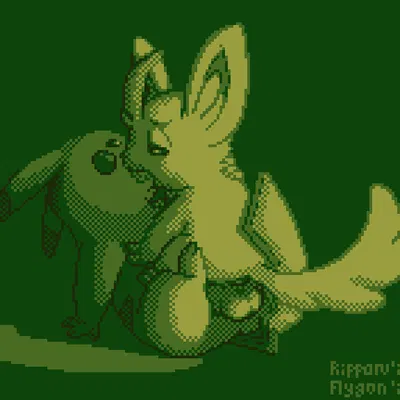 nintendo, pokemon created by flygon (artist), ripparu