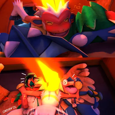 nintendo, pokemon created by lewdview