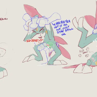 nintendo, pokemon created by quizzical (artist)