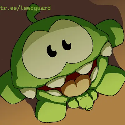 om nom (cut the rope) created by highguard