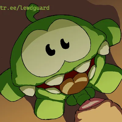 om nom (cut the rope) created by highguard