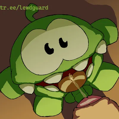 om nom (cut the rope) created by highguard