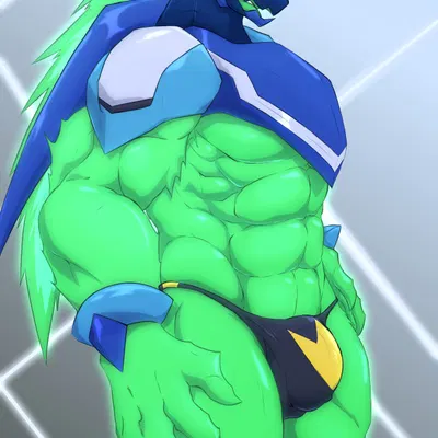 omega-xis (capcom, mega man (series)) created by geryorias