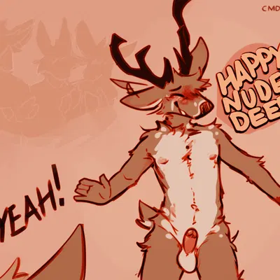 panko (lawyerdog) (happy nude deer, new year) created by lawyerdog