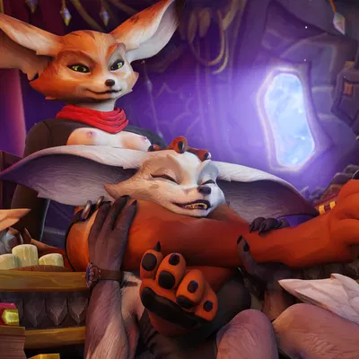 peeks (vulpera), via (aredvulpera) (blizzard entertainment, warcraft) created by vixenpeeks