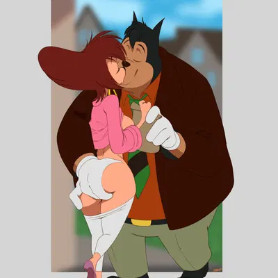 peg pete, pete (disney), peter pete sr. (disney, goof troop) created by thehumancopier