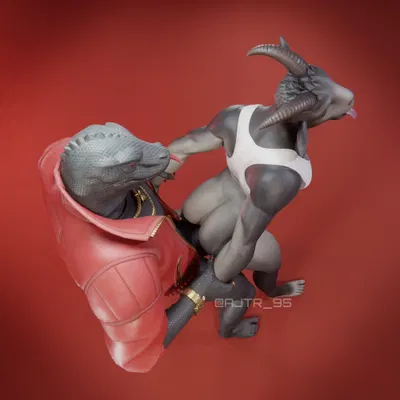 pilgor (goat simulator), thunder (fortnite) (coffee stain studios, epic games) created by ajtr 95