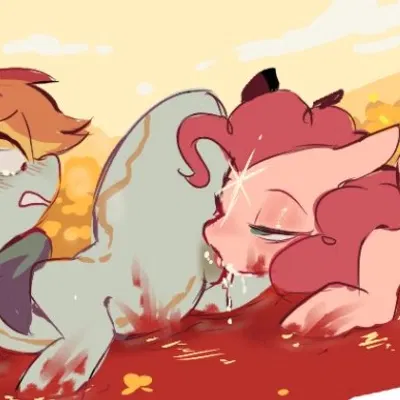 pinkie pie (mlp), rainbow dash (mlp) (cupcakes (mlp fanfic), friendship is magic) created by sinful pie