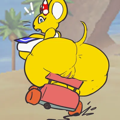 pipsy the mouse (diddy kong racing, donkey kong (series)) created by amillionbears