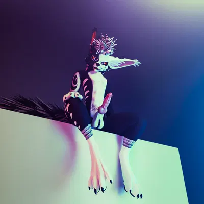 pokrik (pokrik hellhound) (mythology) created by foxand, pokrik