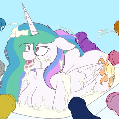 princess celestia (mlp) (friendship is magic, hasbro) created by purplealacran